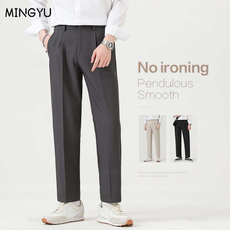 Men Formal Wear Pinterest - Męskie spodnie garniturowe marki Smooth, eleganckie,