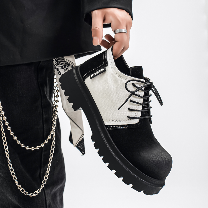 Men Formal Wear Look - Stylowe męskie mokasyny wsuwane, eleganckie buty
