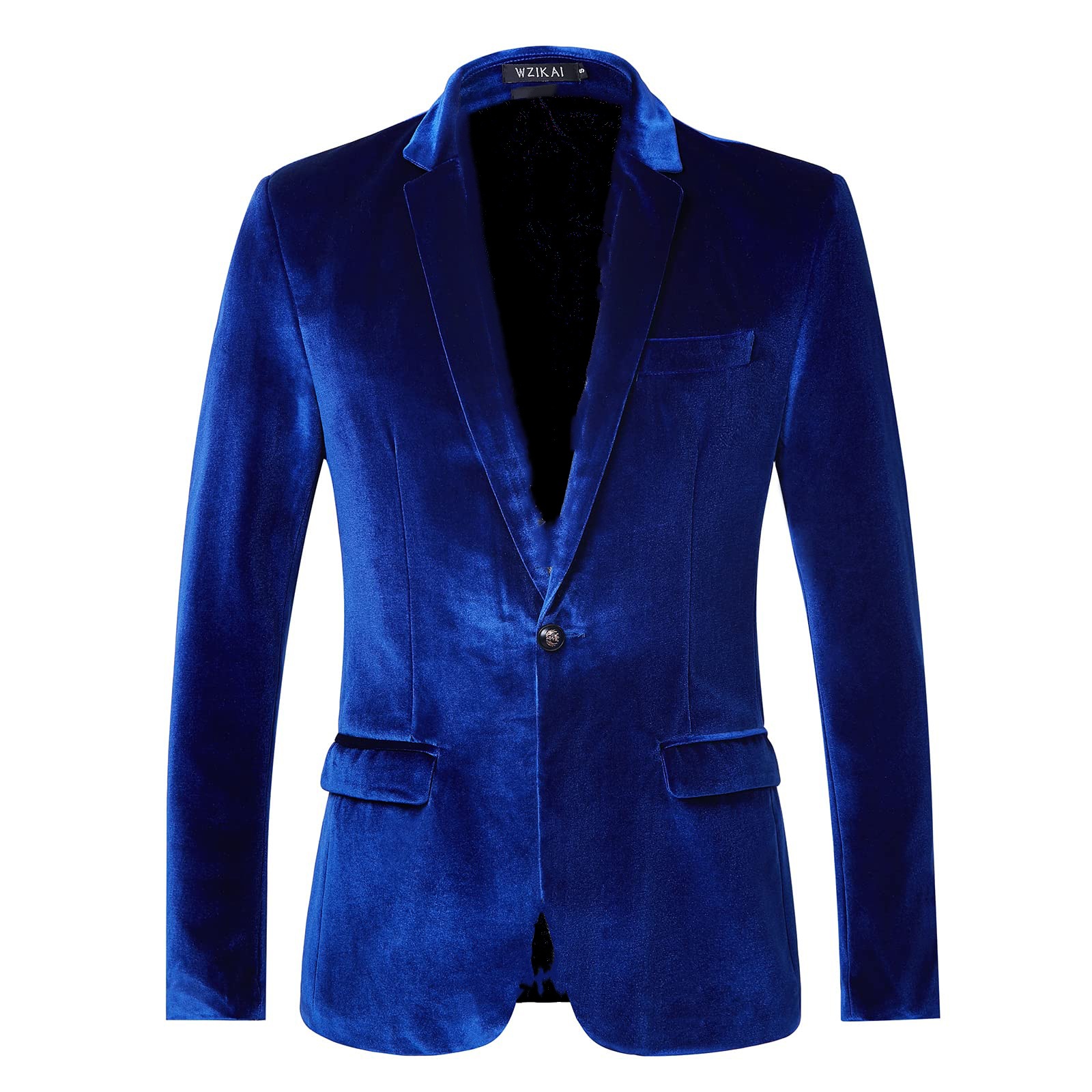 Formal Men Party Wear Jacket - Męska, dopasowana marynarka z aksamitu dla