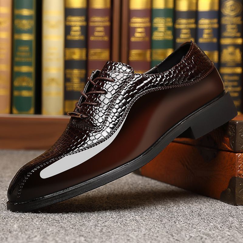 Men'S Formal Style - Męskie lakierowane buty wizytowe w stylu