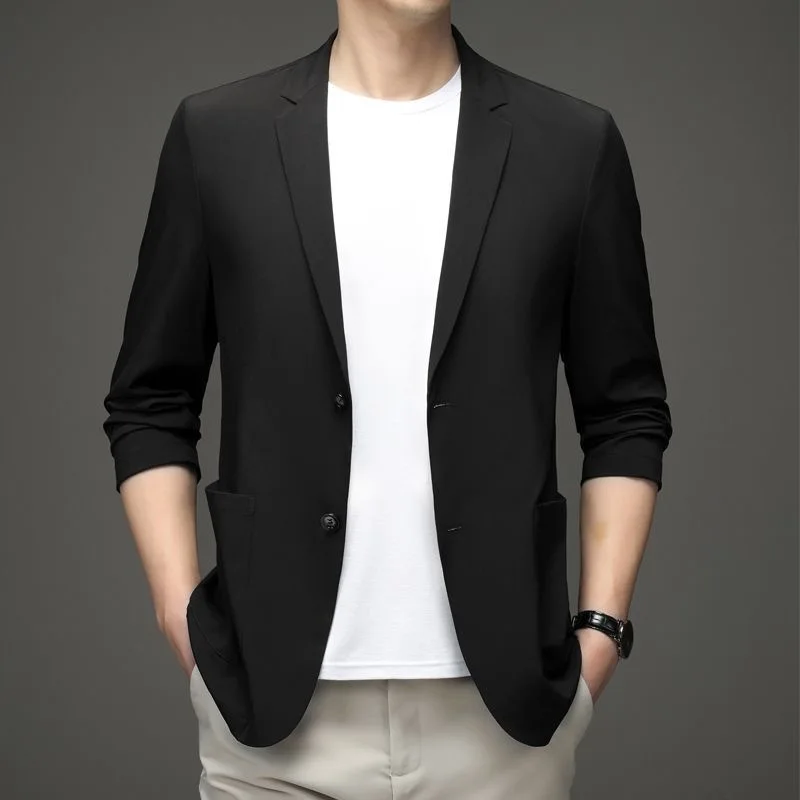 Men Formal Wear For Summer - Nowe letnie męskie cienkie marynarki garnitur