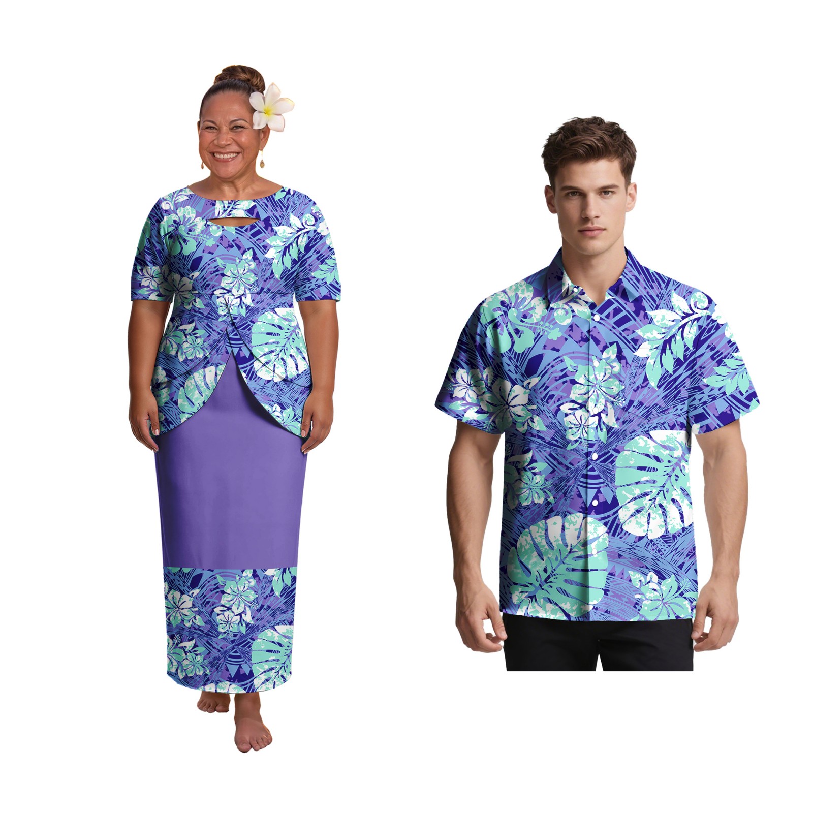 Men'S Hawaiian Formal Wear - Eleganckie stroje damskie i męskie w