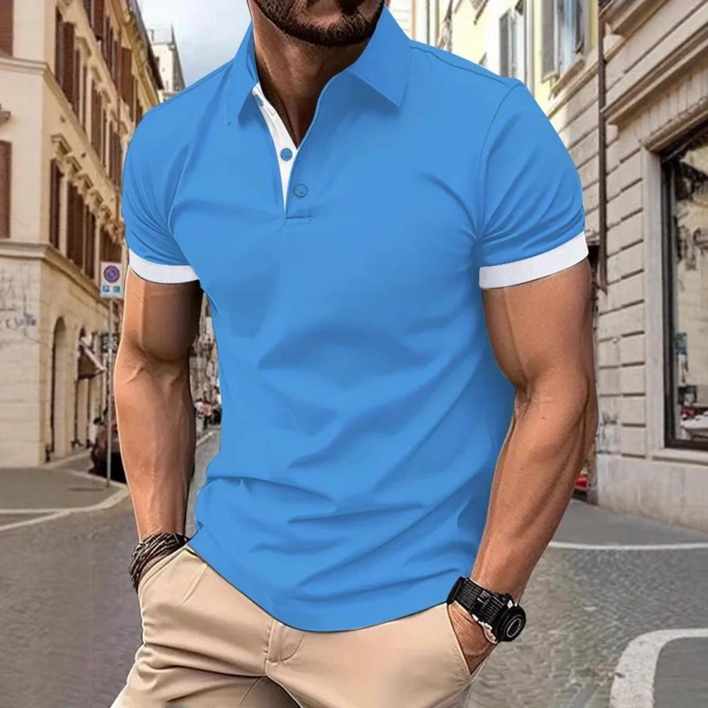 Men'S Polo Formal Wear - Męskie koszulki z klapami, z krótkim