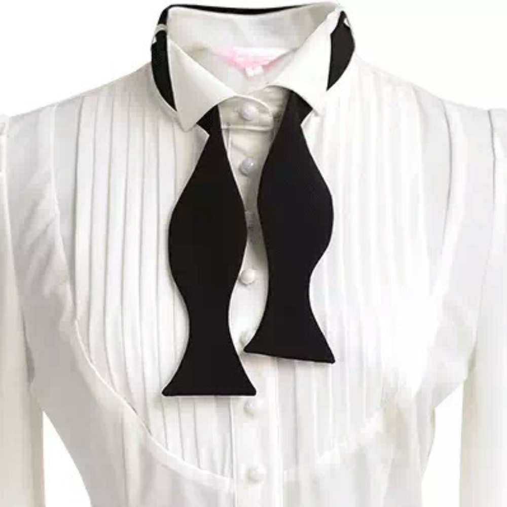 Men Formal Wear With Tie - Męska formalna, wstępnie wiązana, regulowana muszka