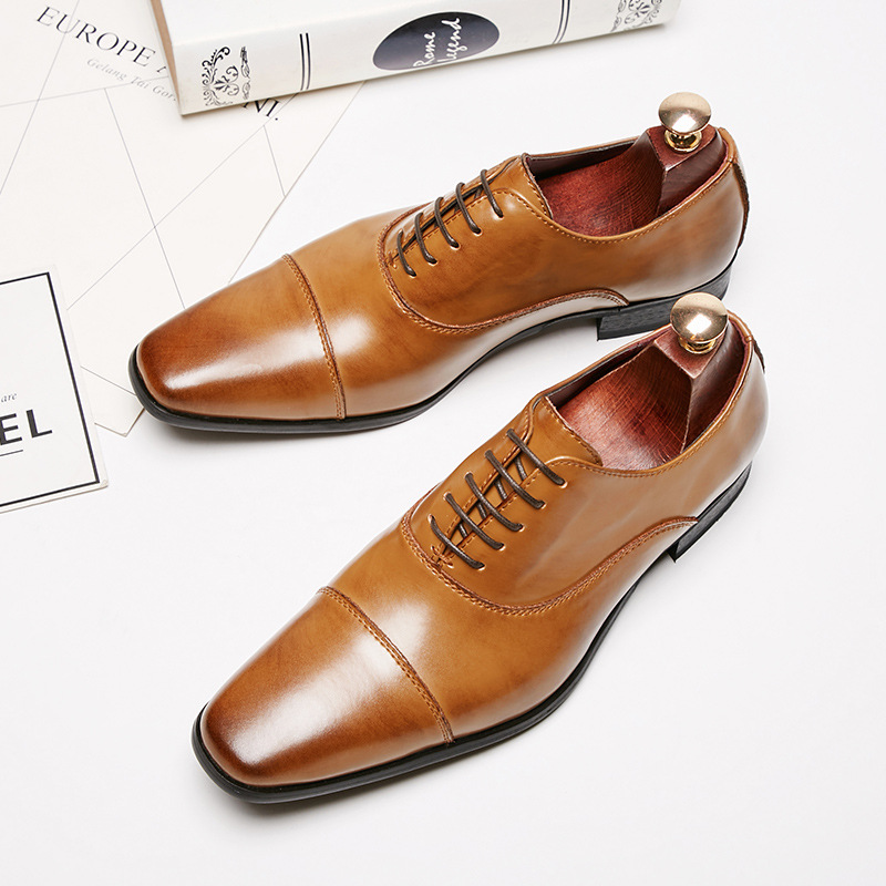 Men Formal Wear Pinterest - Męskie buty wizytowe skórzane Oxford na