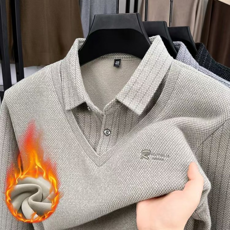 Men'S Polo Formal Wear - Męskie koszulki polo z długim rękawem,