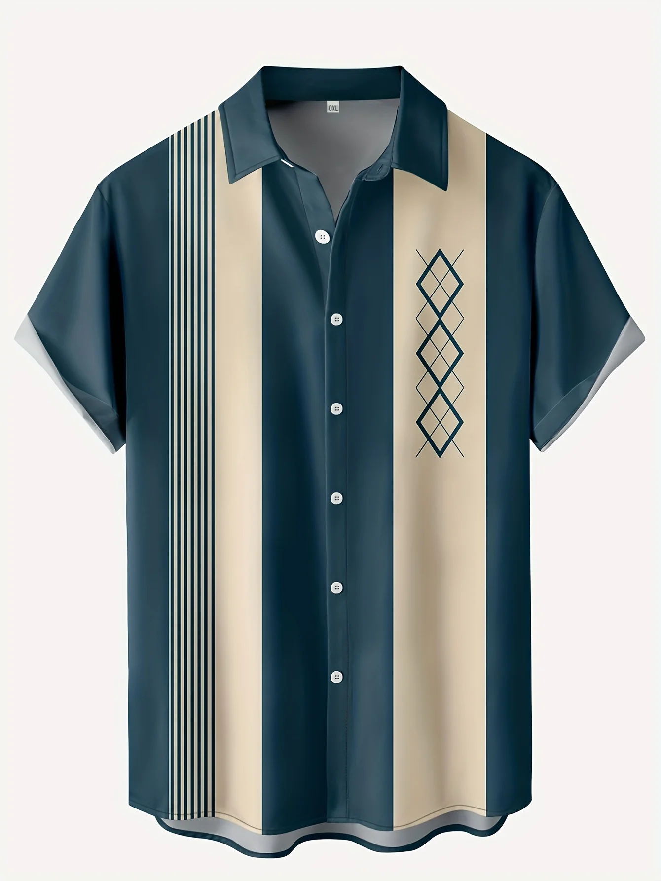 Koszula męska w stylu retro z  – Men'S Hawaiian Formal Wear recenzja i cena
