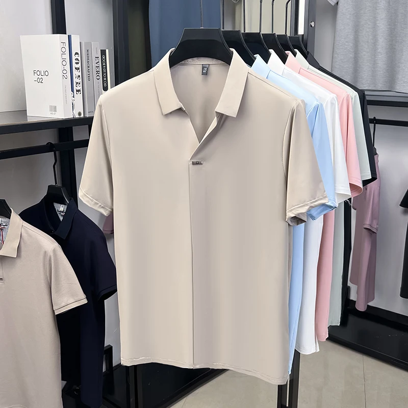 Męska koszula biznesowa z krót – Men'S Polo Formal Wear recenzja i cena