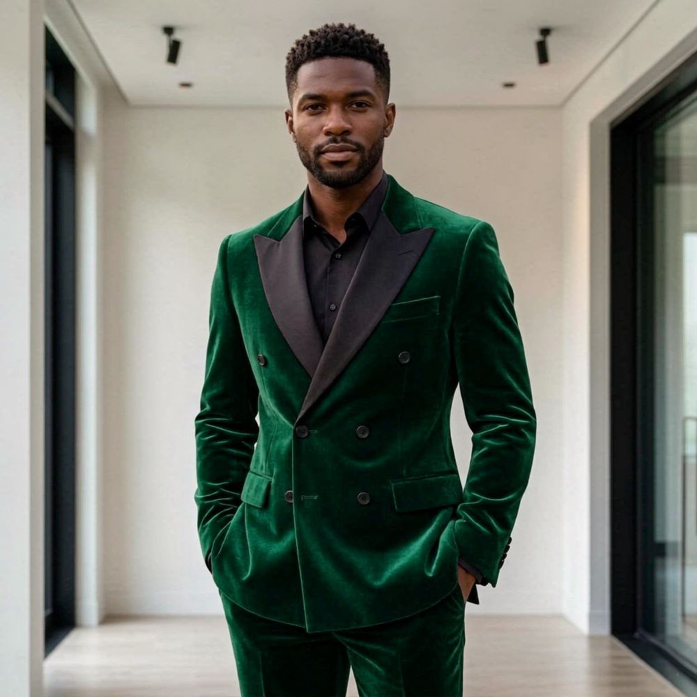 Eleganckie aksamitne garnitury – Men'S Formal Wear In Wedding recenzja i cena