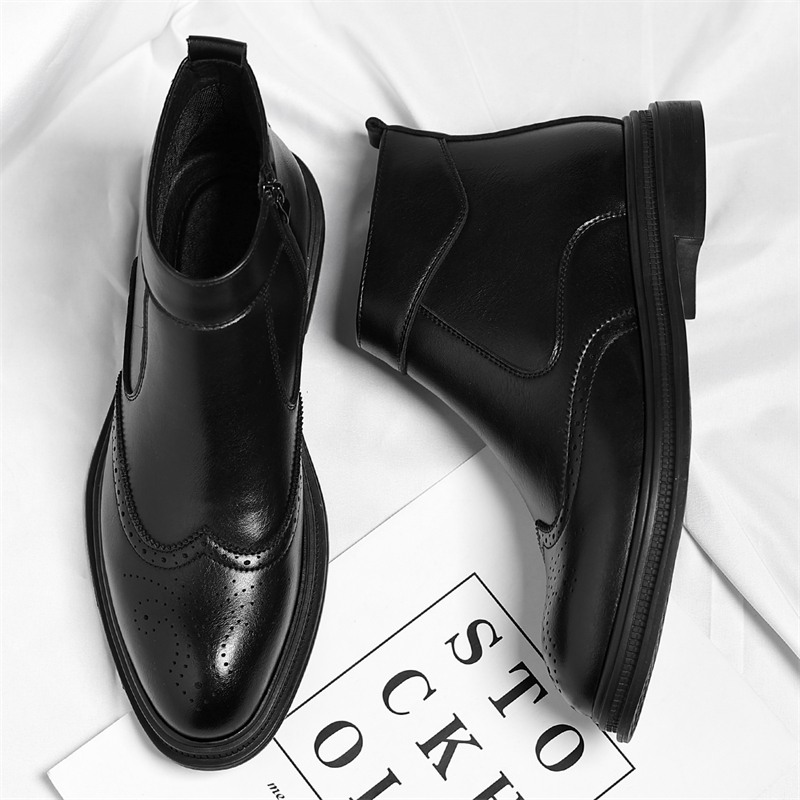 Jesienno-zimowe męskie buty bi – Men'S Formal Style recenzja i cena