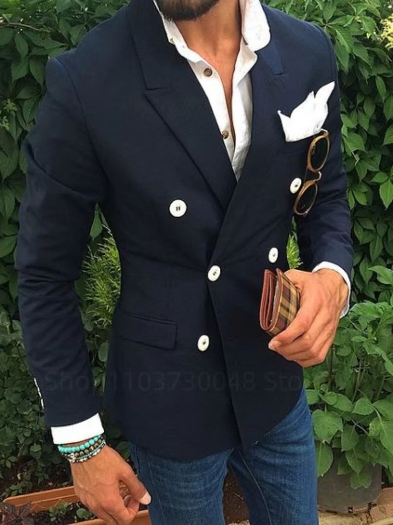 Garnitury ślubne męskie 6XL, m – Formal Men Party Wear Jacket recenzja i cena