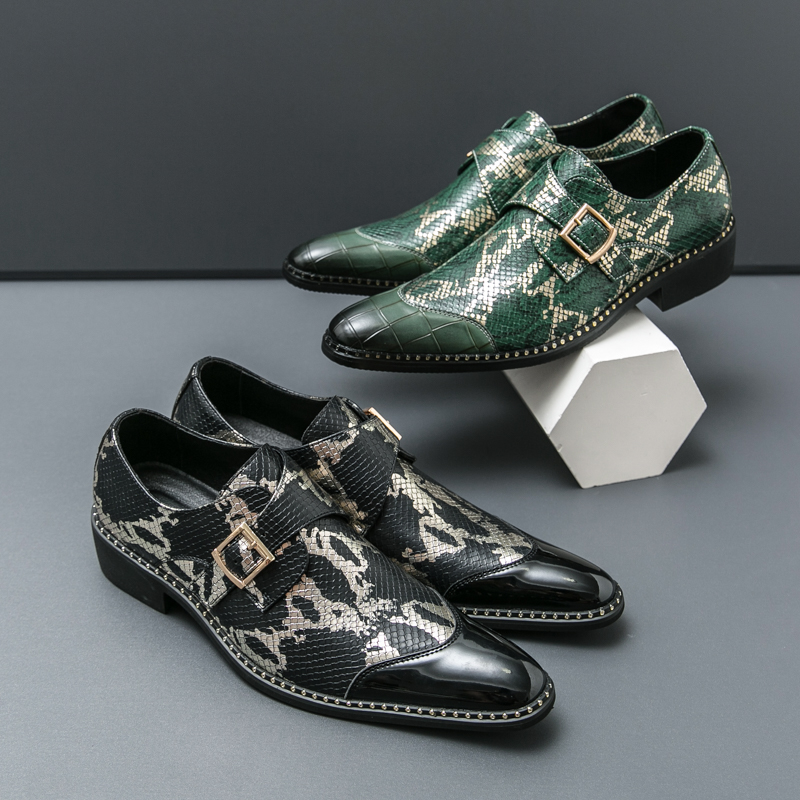 Retro Klasyczne Buty Le Fu Męs – Men'S Formal Party Wear Shoes recenzja i cena