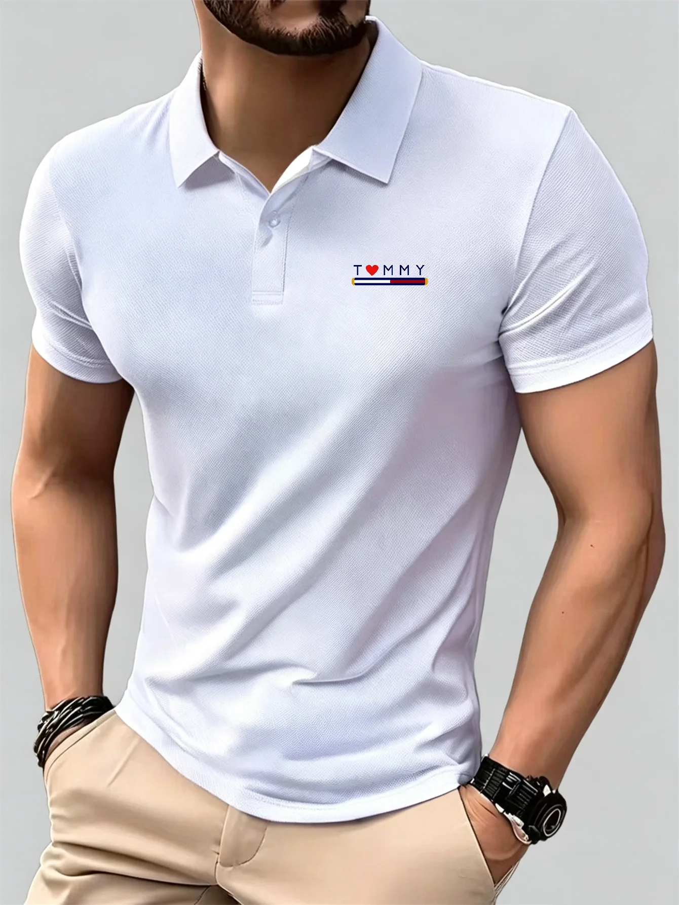 Nowa oddychająca koszulka polo – Men Formal Wear Pinterest recenzja i cena