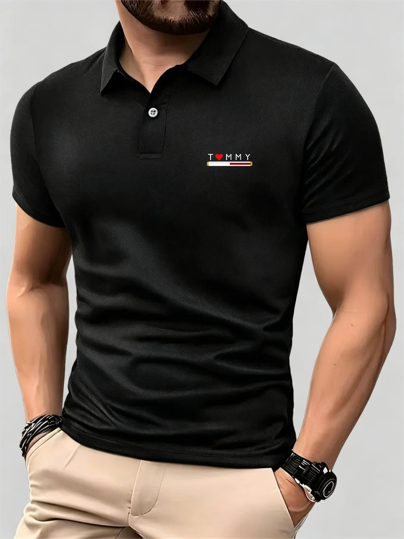 Nowa oddychająca koszulka polo – Men Formal Wear Pinterest recenzja i cena