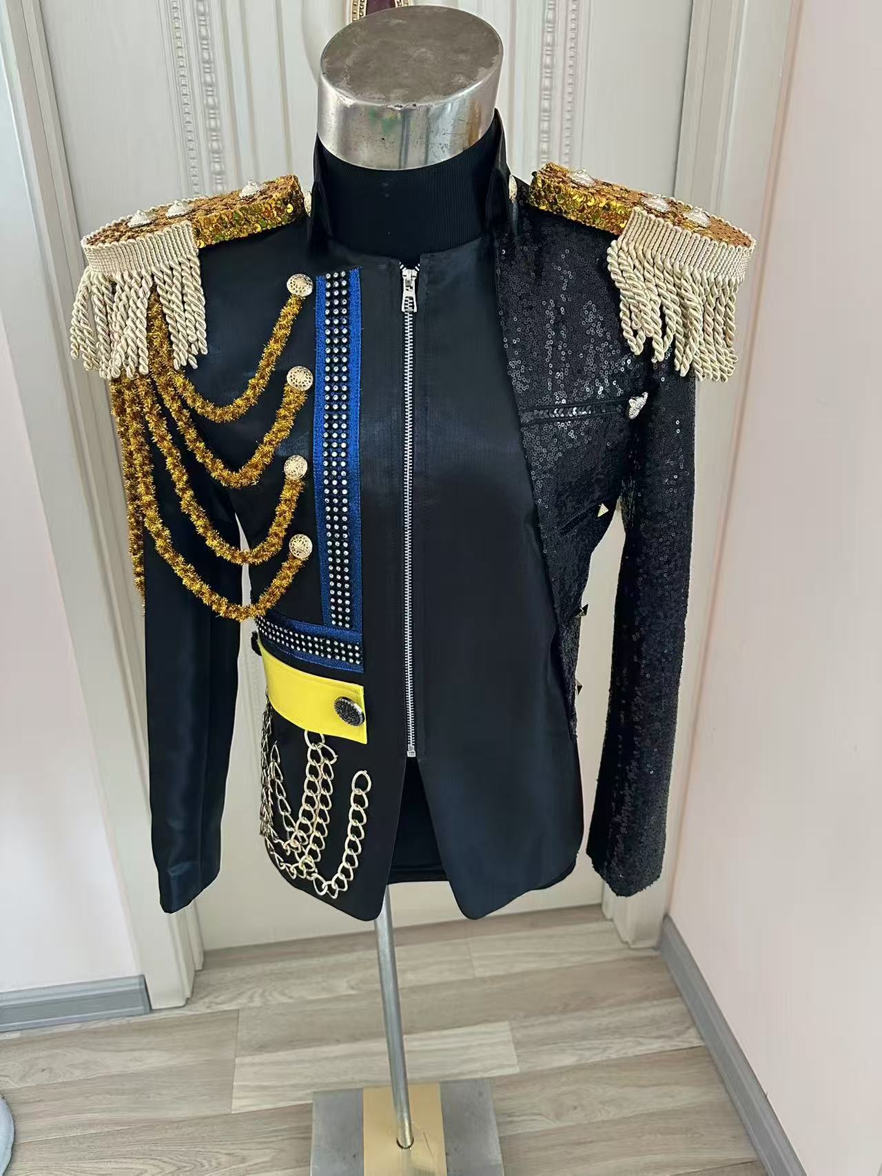 Nowa męska marynarka z frędzla – Men'S Formal Wear In Wedding recenzja i cena