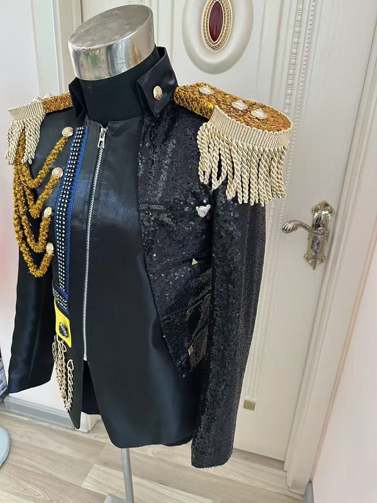 Nowa męska marynarka z frędzla – Men'S Formal Wear In Wedding recenzja i cena