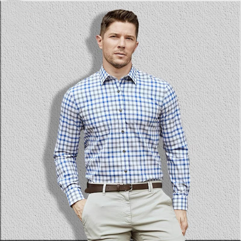 Męska z długim rękawem koszula – Men Formal Wear For Summer recenzja i cena