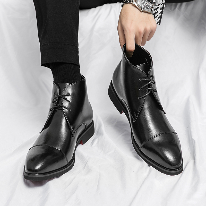 Męskie botki ze skóry naturaln – Men'S Formal Style recenzja i cena