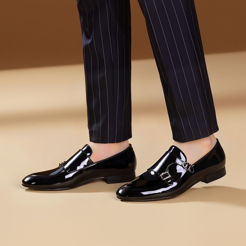 Piergitar nowe czarne kolorowe – Men'S Formal Party Wear Shoes recenzja i cena