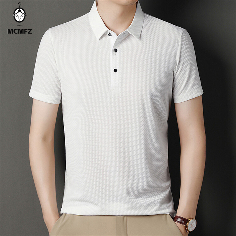 Męska koszulka polo z krótkim  – Men'S Polo Formal Wear recenzja i cena