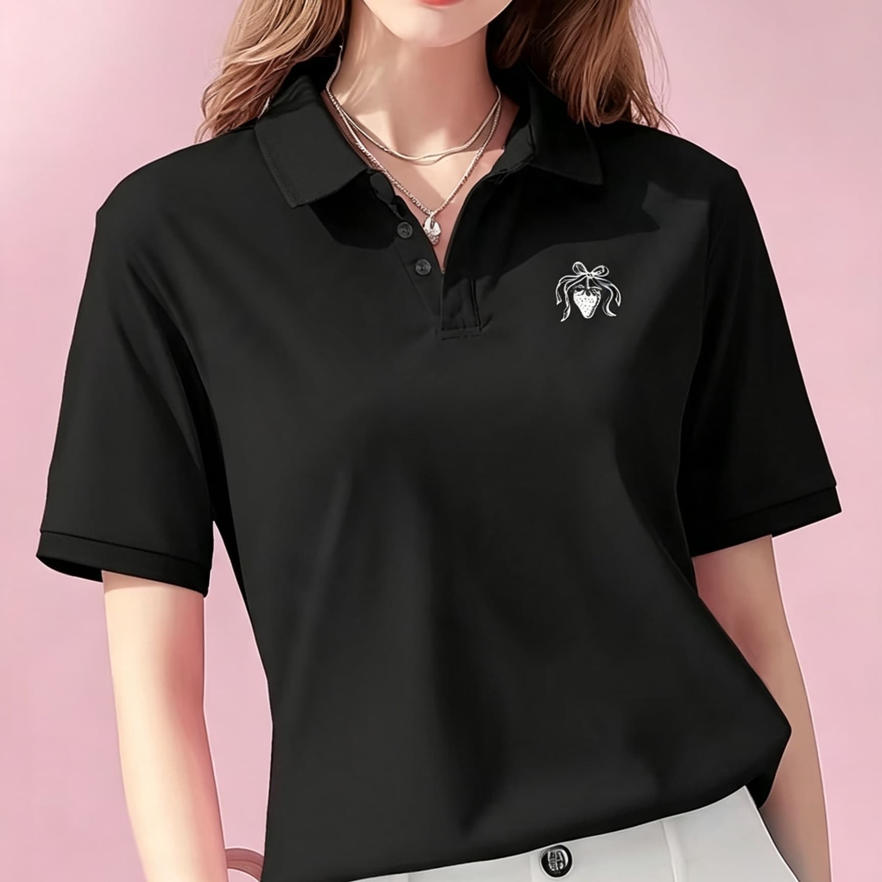 1. Casualowa biała unisexowa k – Men'S Polo Formal Wear recenzja i cena