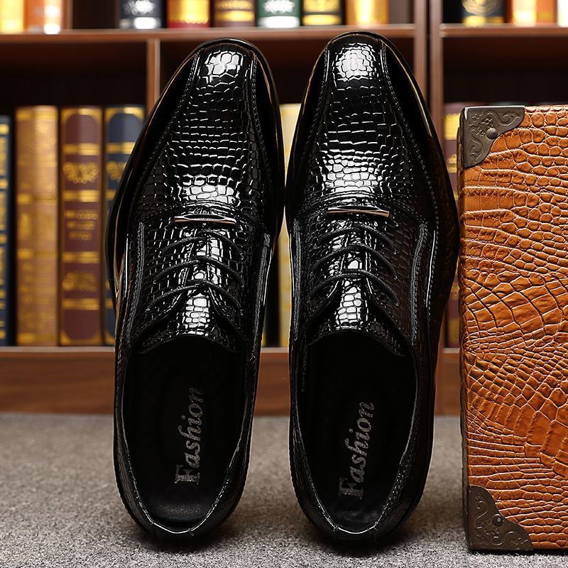 Męskie lakierowane buty wizyto – Men'S Formal Style recenzja i cena