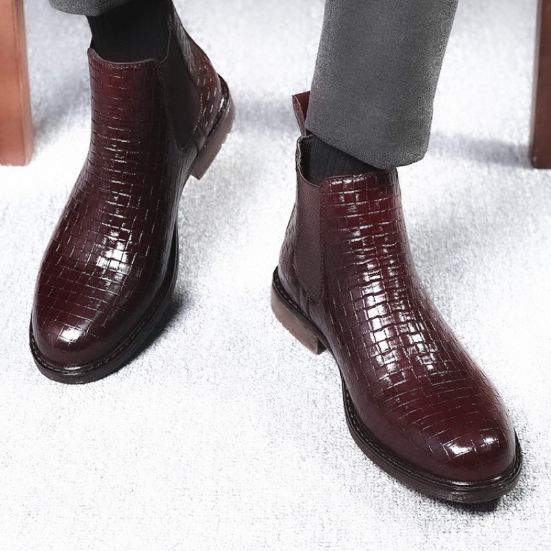 Męskie botki Chelsea z plecion – Men'S Formal Style recenzja i cena