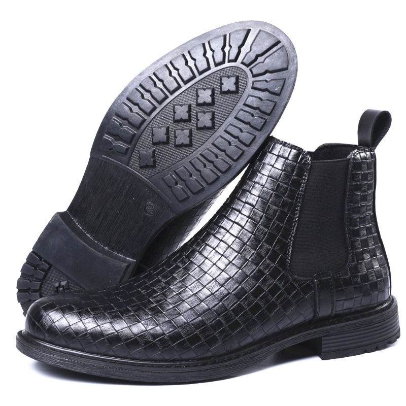 Męskie botki Chelsea z plecion – Men'S Formal Style recenzja i cena