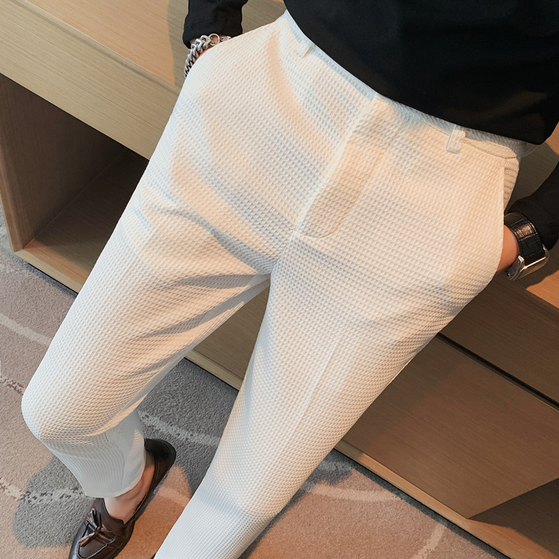 2024 Jesień Nowy Waffle Stretc – Men Formal Wear Pinterest recenzja i cena