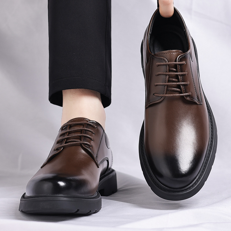 Męskie skórzane buty biznesowe – Men'S Formal Party Wear Shoes recenzja i cena