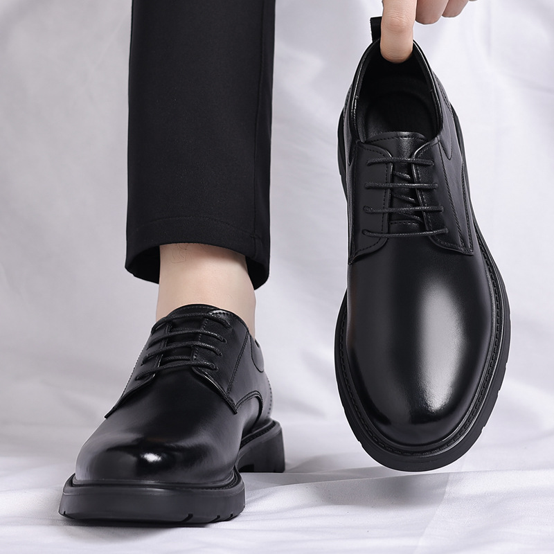 Męskie skórzane buty biznesowe – Men'S Formal Party Wear Shoes recenzja i cena