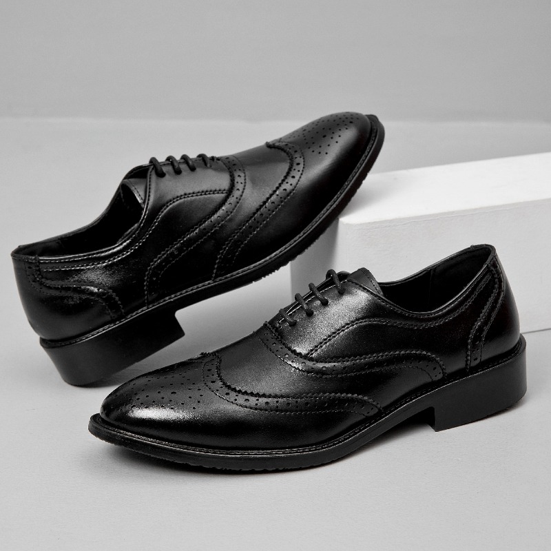 Eleganckie skórzane buty męski – Men Formal Wear For Summer recenzja i cena