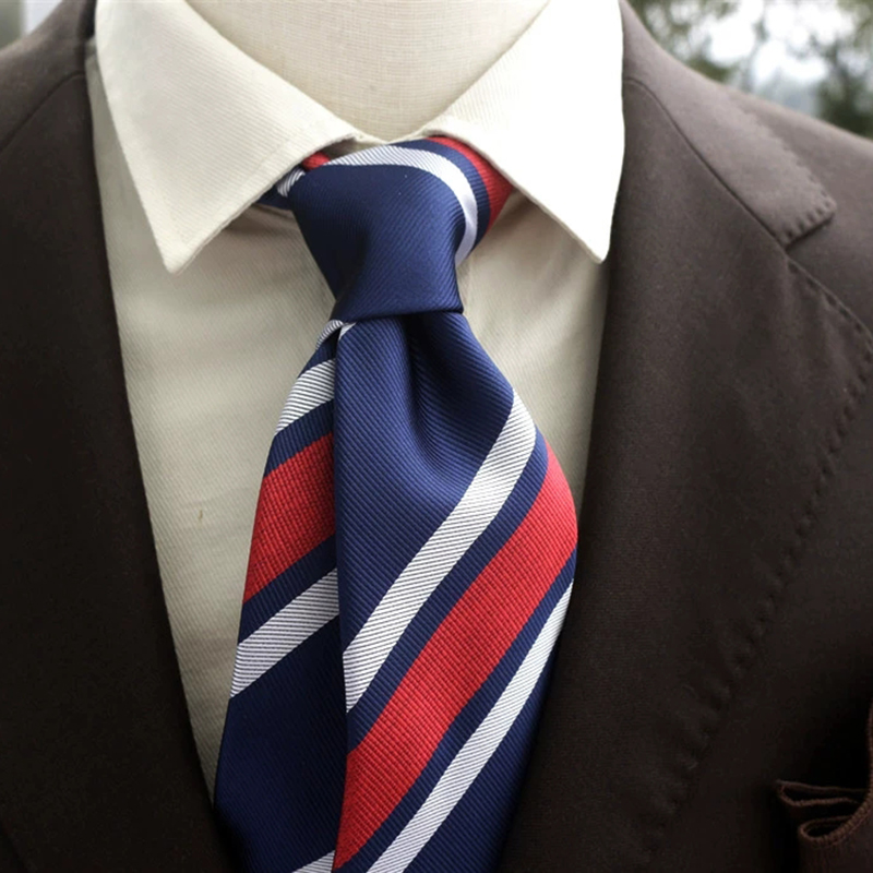 Nowe modne granatowe brązowe k – Men Formal Wear With Tie recenzja i cena