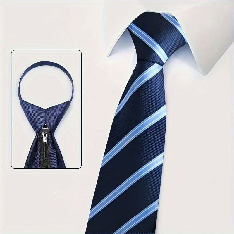 6 szt. Męskie krawaty z zamkie – Men Formal Wear With Tie recenzja i cena