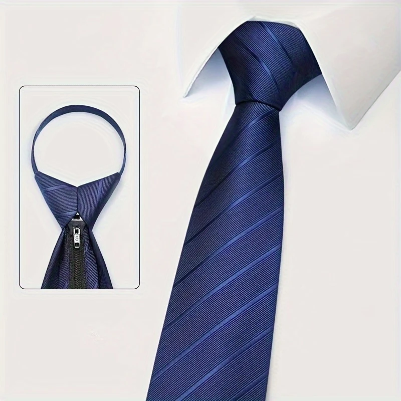 6 szt. Męskie krawaty z zamkie – Men Formal Wear With Tie recenzja i cena