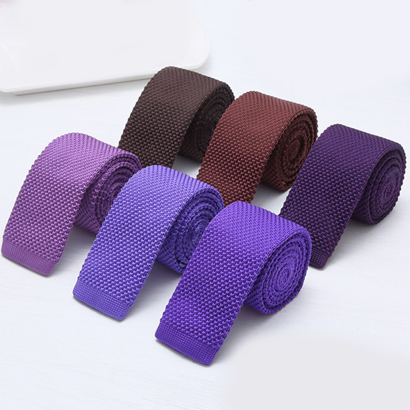 Krawaty męskie dziergane, jedn – Men Formal Wear With Tie recenzja i cena