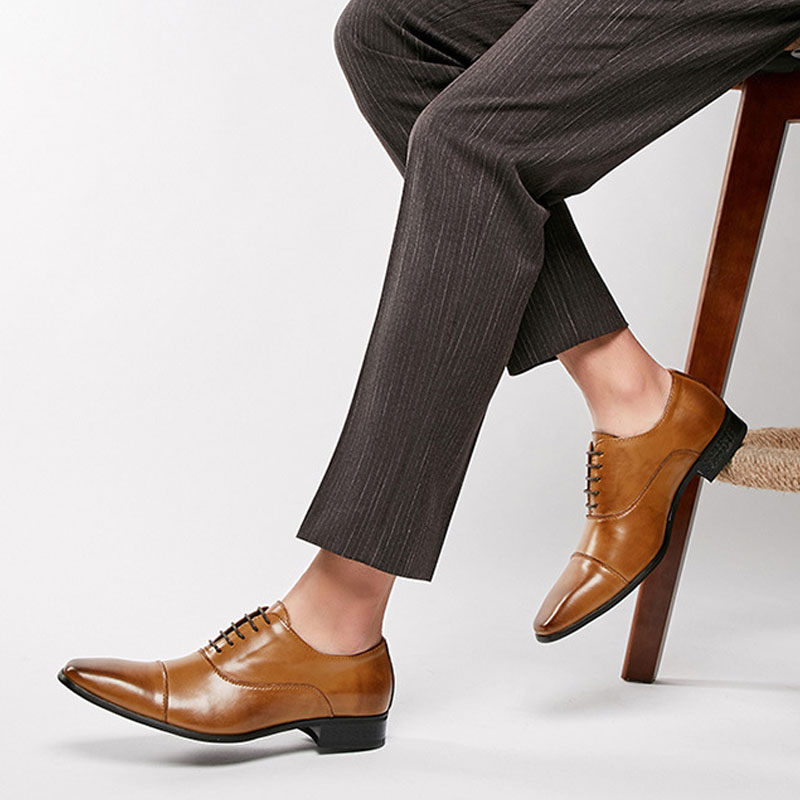 Męskie buty wizytowe skórzane  – Men Formal Wear Pinterest recenzja i cena