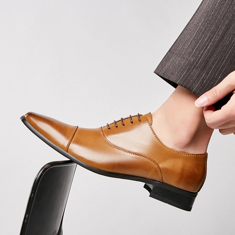 Męskie buty wizytowe skórzane  – Men Formal Wear Pinterest recenzja i cena