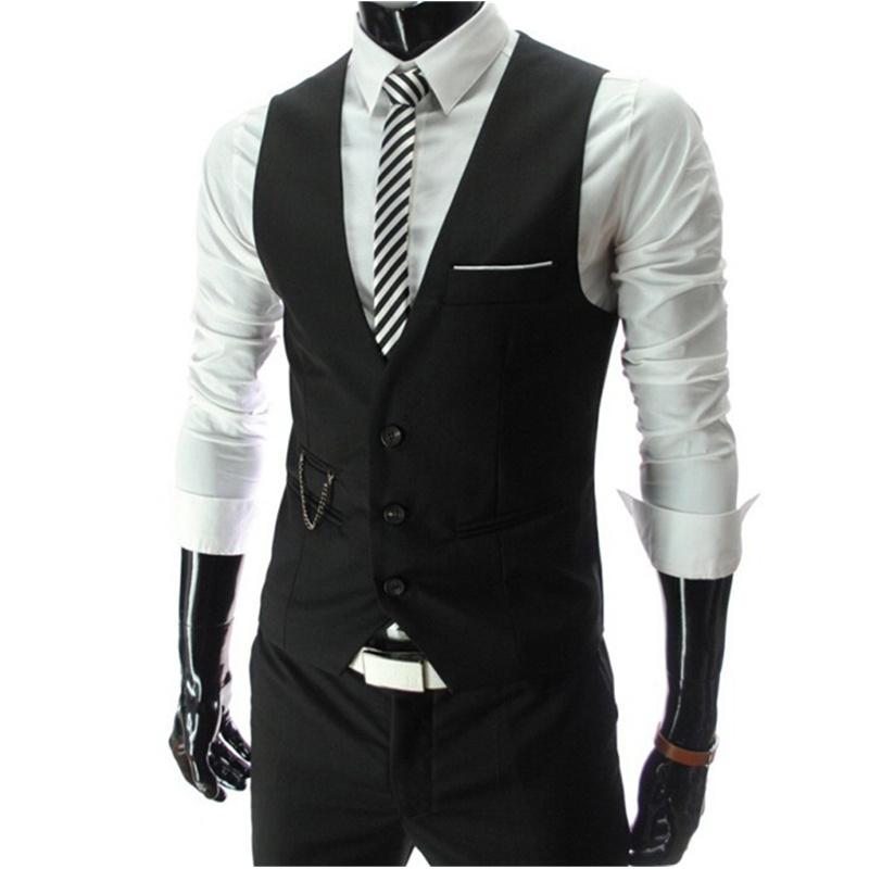 2026 Nowa Szara Kamizelka Garn – Men Formal Wear Vest recenzja i cena