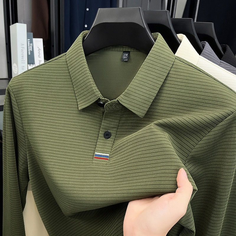 Męskie koszulki polo z długim  – Men'S Polo Formal Wear recenzja i cena