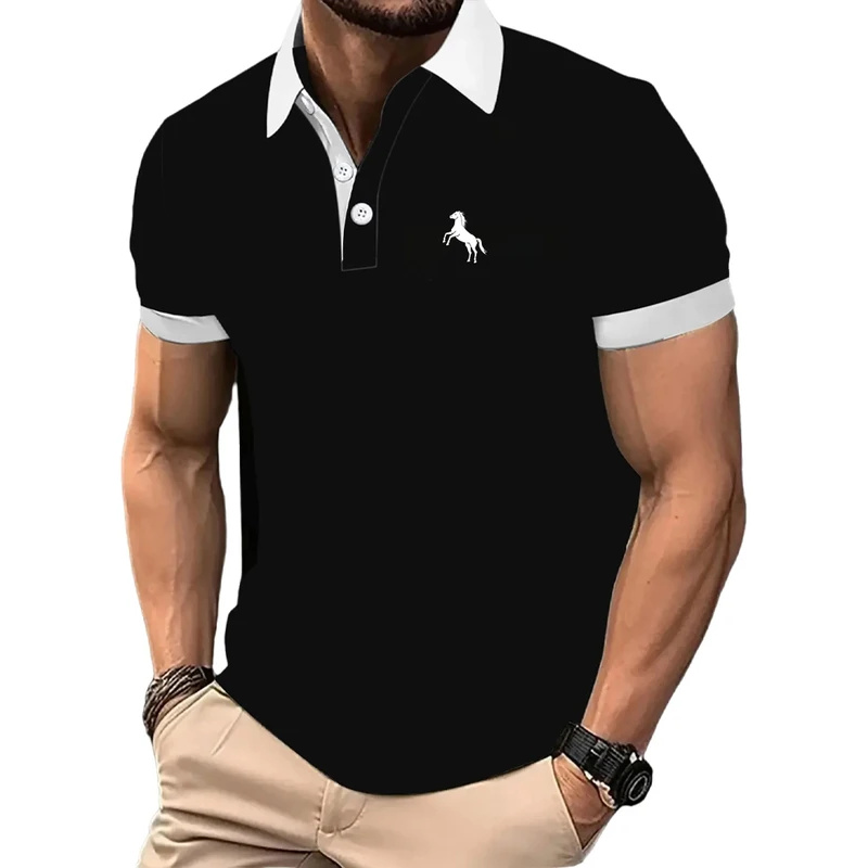 Męska koszulka polo, krótki rę – Men'S Polo Formal Wear recenzja i cena