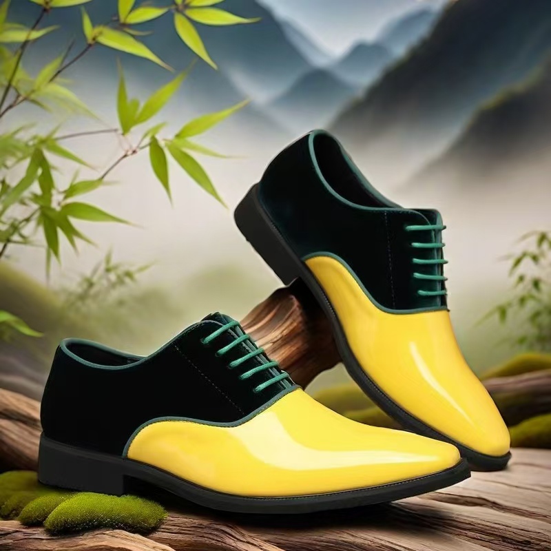 Męskie buty wizytowe Oxford z  – Men'S Formal Party Wear Shoes recenzja i cena