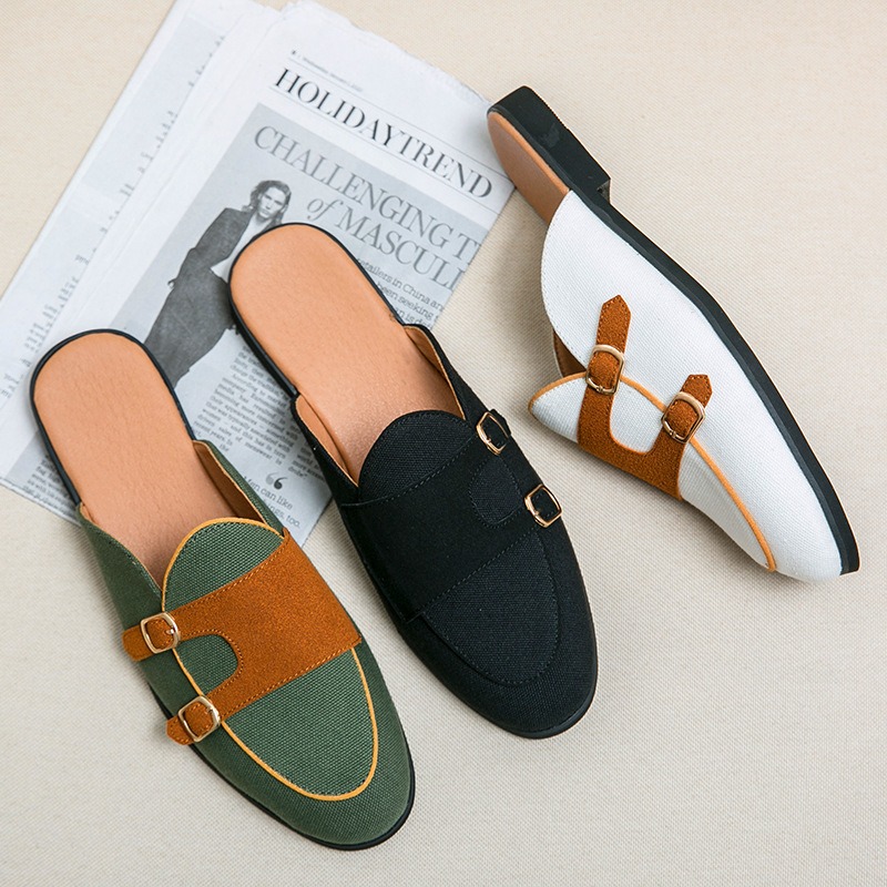Męskie mule na płótnie, półbut – Men'S Formal Style recenzja i cena