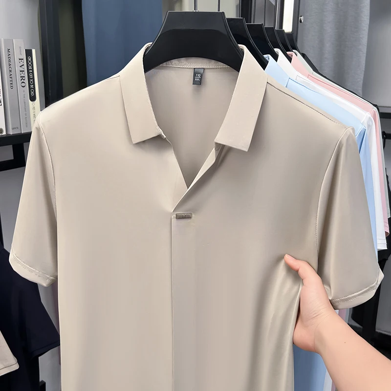Elegancka koszula męska z krót – Men'S Polo Formal Wear recenzja i cena