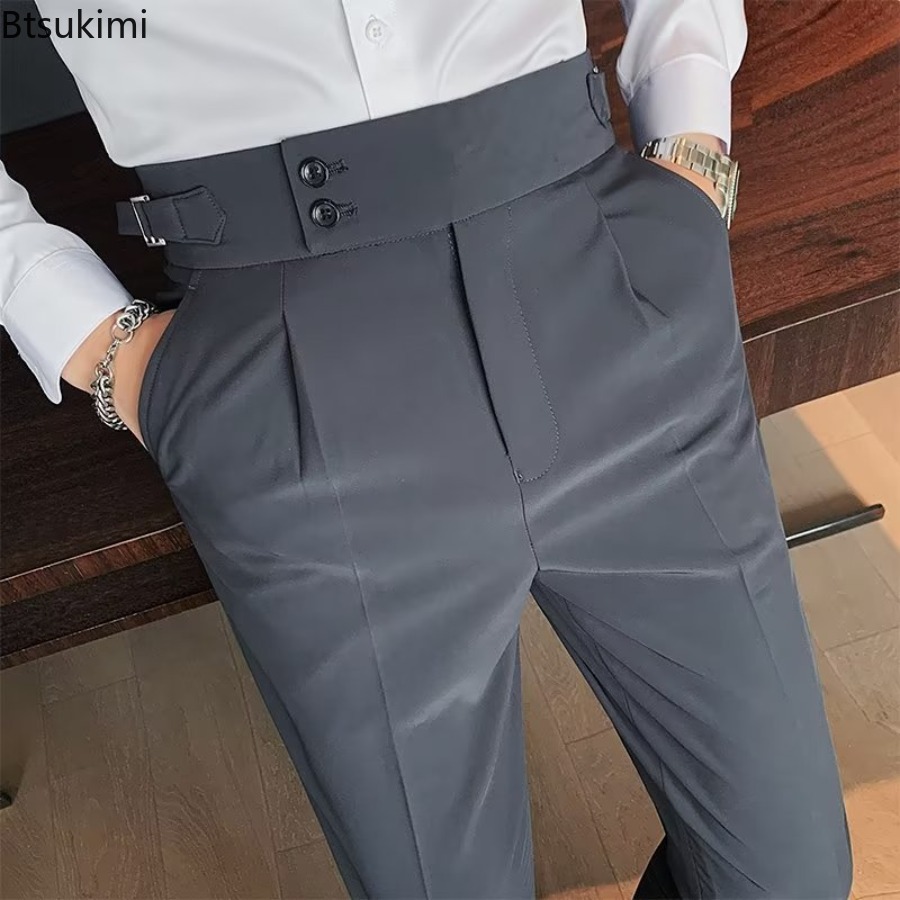 Nowe męskie spodnie garniturow – Men Formal Wear Pinterest recenzja i cena