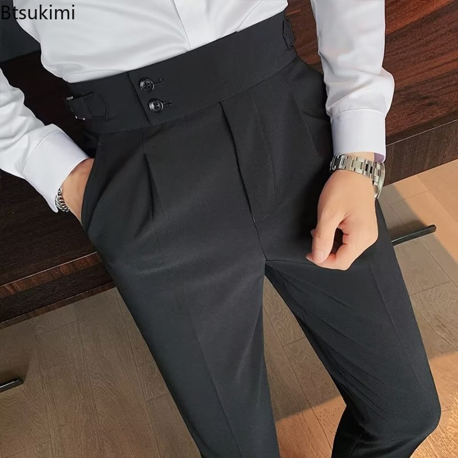Nowe męskie spodnie garniturow – Men Formal Wear Pinterest recenzja i cena