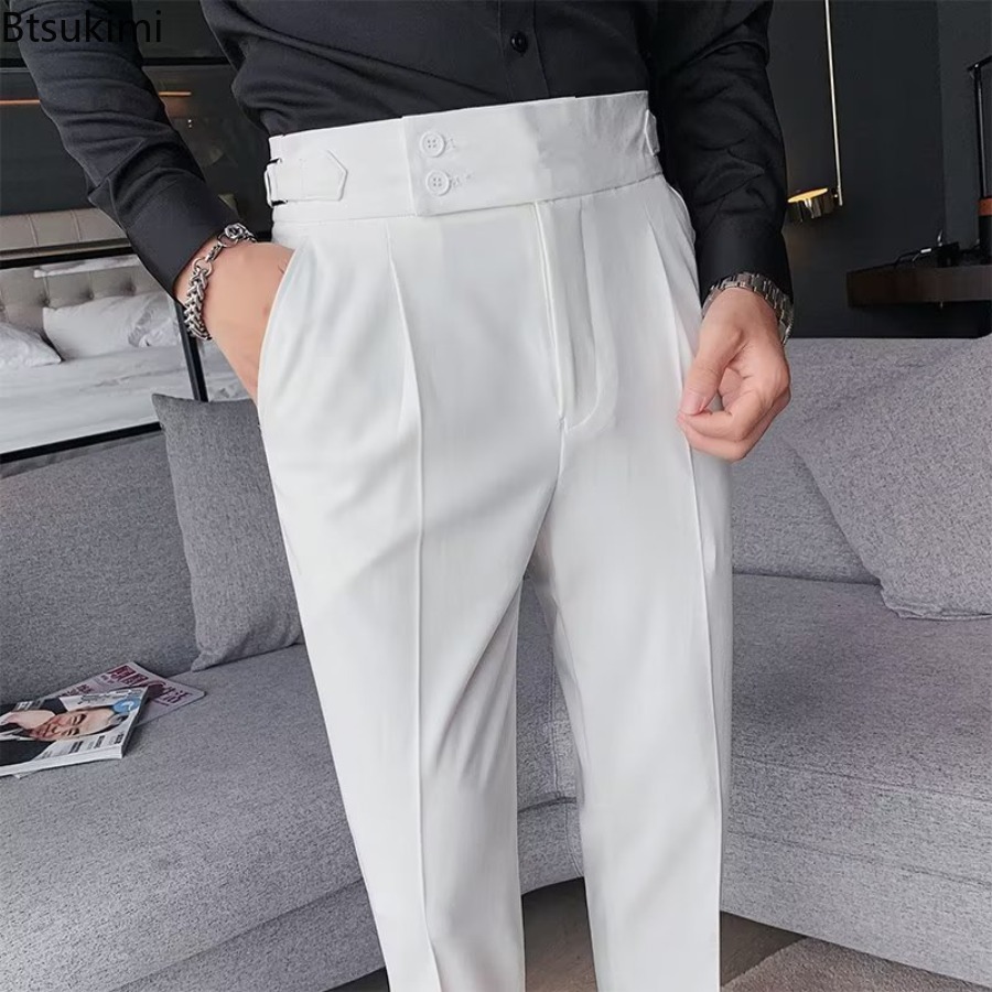 Nowe męskie spodnie garniturow – Men Formal Wear Pinterest recenzja i cena